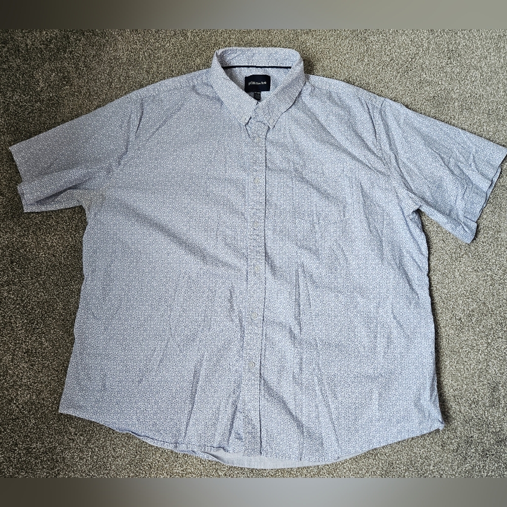Jachs New York XXL Short Sleeve Button Up Shirt 98% Cotton